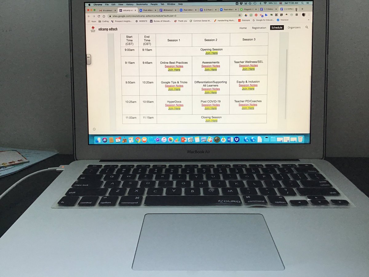 We laughed, we cried, we learned! Thank you for an inspiring morning <a href="/EdcampEdtech/">Edcamp Edtech</a>! Privileged to be able to spend a couple of hours learning virtually from fellow educators from all over the US this morning. 🌎