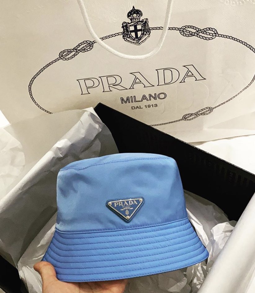 prada bucket hat poshmark