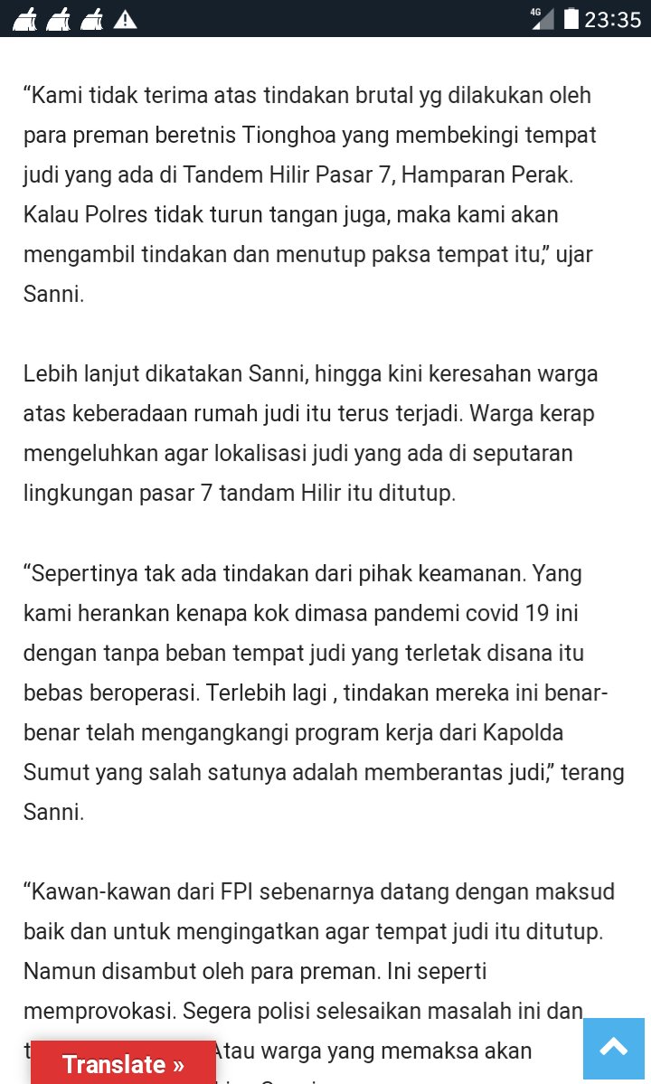 @Muslim_AntiPKI @CintaNKRI08 @RahmayadiEdy @PemprovSUMUT @hilmi_fpi @dpplif @OnlineFpi Hmmm... Lagi2 gegara backingan kaga bakal kelar2 nih urusan baru kemarin rame perkara lapo tuak.