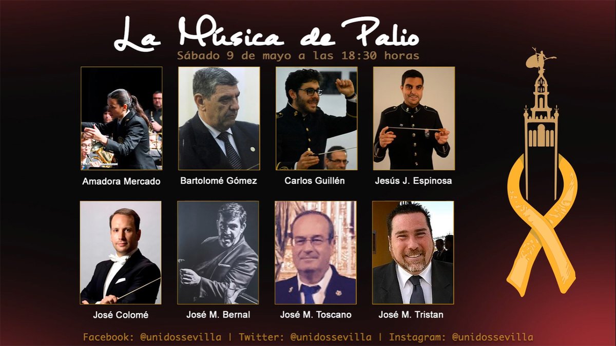 Estamos en directo en #UnidosConCáritas, con la charla "La Música de Palio" a beneficio de <a href="/CaritasSevilla/">Cáritas Sevilla ✳️</a>.

🔗 youtu.be/oY3spVqrVFE

Necesitamos que compréis entradas solidarias en unidosconcaritas.eventbrite.es o donéis en el Nº Cta.: ES81 2100 8410 2102 0010 9085.