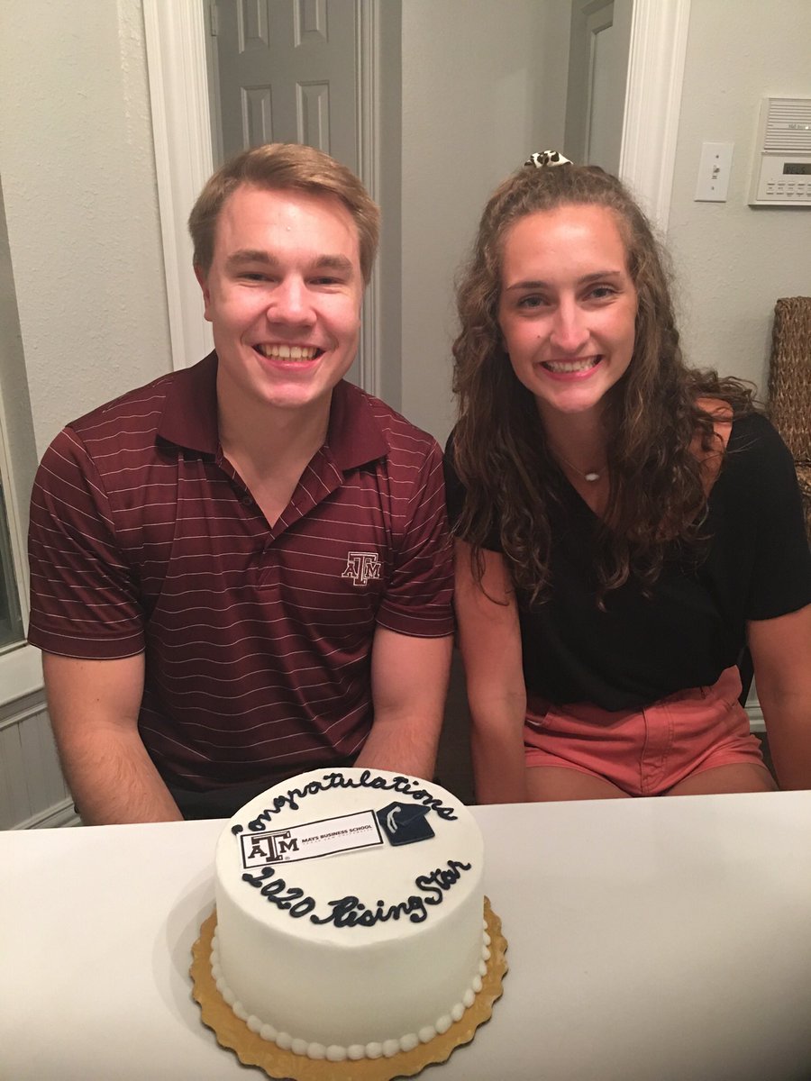 raderintexas's tweet photo. Way to go @drew_riethman ! Now go play your senior year for @AggieFootball and finish your Masters degree in @maysbusiness ! #TAMUgrad https://t.co/0VQbp58K0L