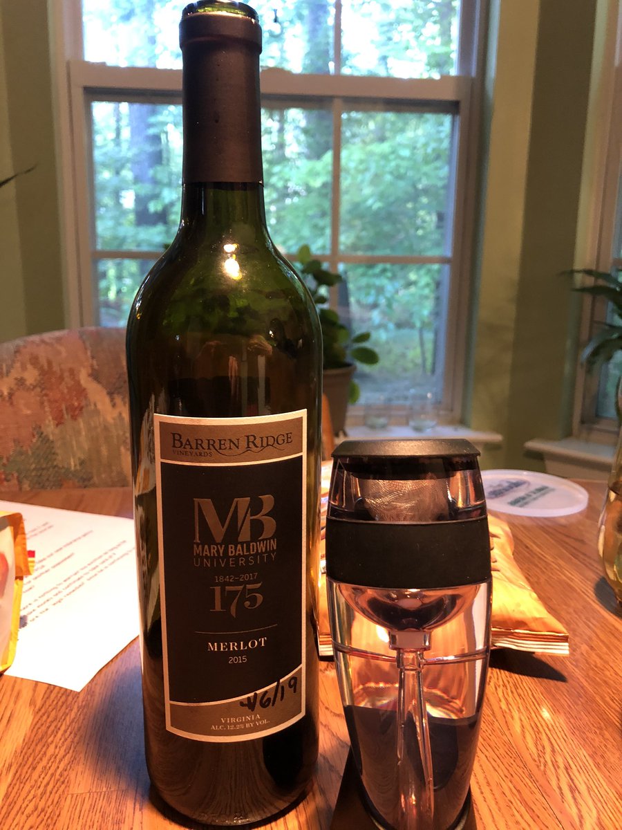 B4_AfterDigital's tweet photo. Enjoying #vawine at home. @BarrenRidge https://t.co/8z3ouwmO8y