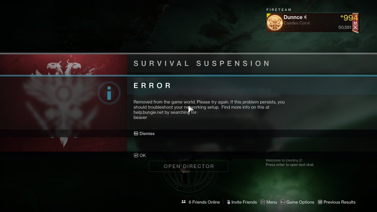 Dunnce's tweet image. This is not a fun and rewarding experience. @BungieHelp @DestinyTheGame @A_dmg04