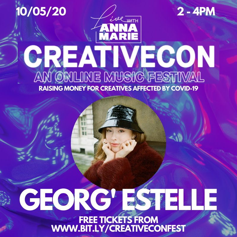 LiveWithAM's tweet photo. Exciting stuff!

#LiveWithAM will be at CreativeCon tomorrow from 2 - 4pm with some special performances and games!

We're raising money for creatives who were affected by C-19.

Register for your free ticket here: https://t.co/PwG4IHMWss https://t.co/FR61pxyKNp