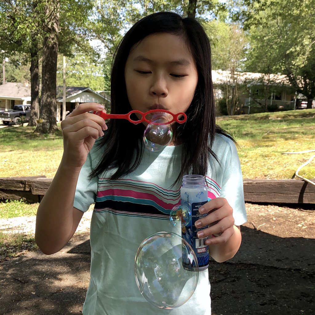 jamsterus's tweet photo. Any day is a great day when you get to  watch your daughter blow bubbles. #fatherhood https://t.co/MX67lCuUmL
