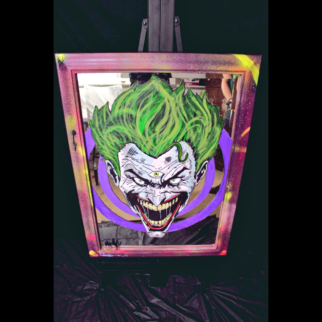 whosmars__'s tweet photo. KILL THE BATMAN 🃏
ACRYLIC ON MIRROR 🎨
Some new heat I've been working on🔥🔥🔥 https://t.co/oYIQw8UVZN