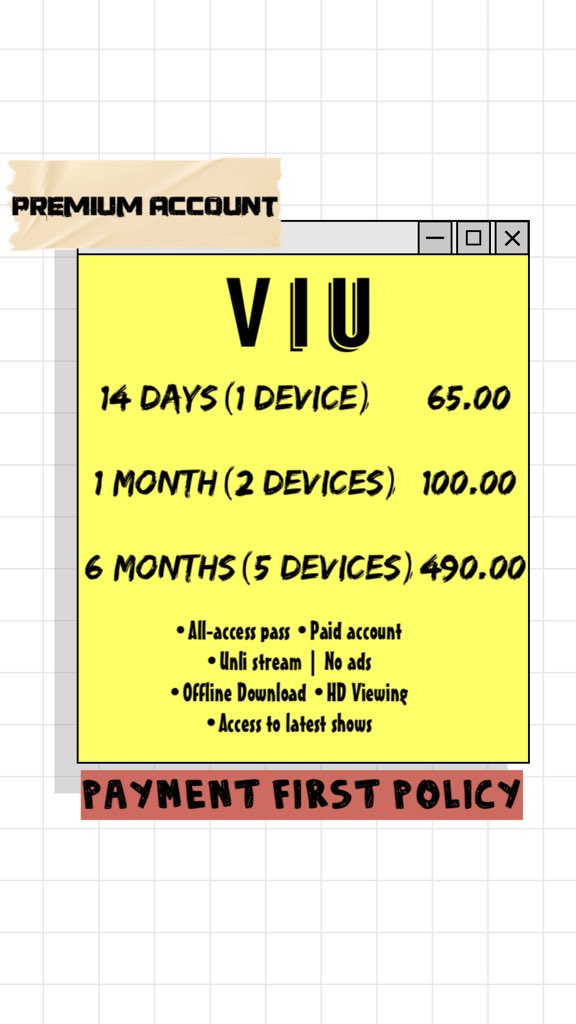 BrigitteGuisan1's tweet photo. ✨NETFLIX PREMIUM 3 Months subscription (solo and shared account)
✨SPOTIFY PREMIUM
✨VIU PREMIUM 

MOP:
📍GLOBE LOAD (+50)
📍GCASH
📍BDO
📍PALAWAN
📍MLHUILLIER 
📍CEBUANA
📍RD

How to avail?  Send me a message😉 https://t.co/dhb2r3ZHjB