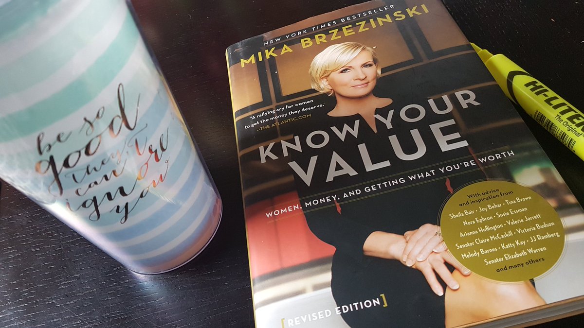 fiammacoaching's tweet photo. Finally finished #knowyourvalue by @morningmika...by finally I mean I devoured it in 5 days &amp; went through 2 highlighters. 1 of my fave quotes "Be yourself l, because that is what you do best. You can't show other people your value if you can't even be youself". #empoweringwomen https://t.co/Nk1fnwaWrl