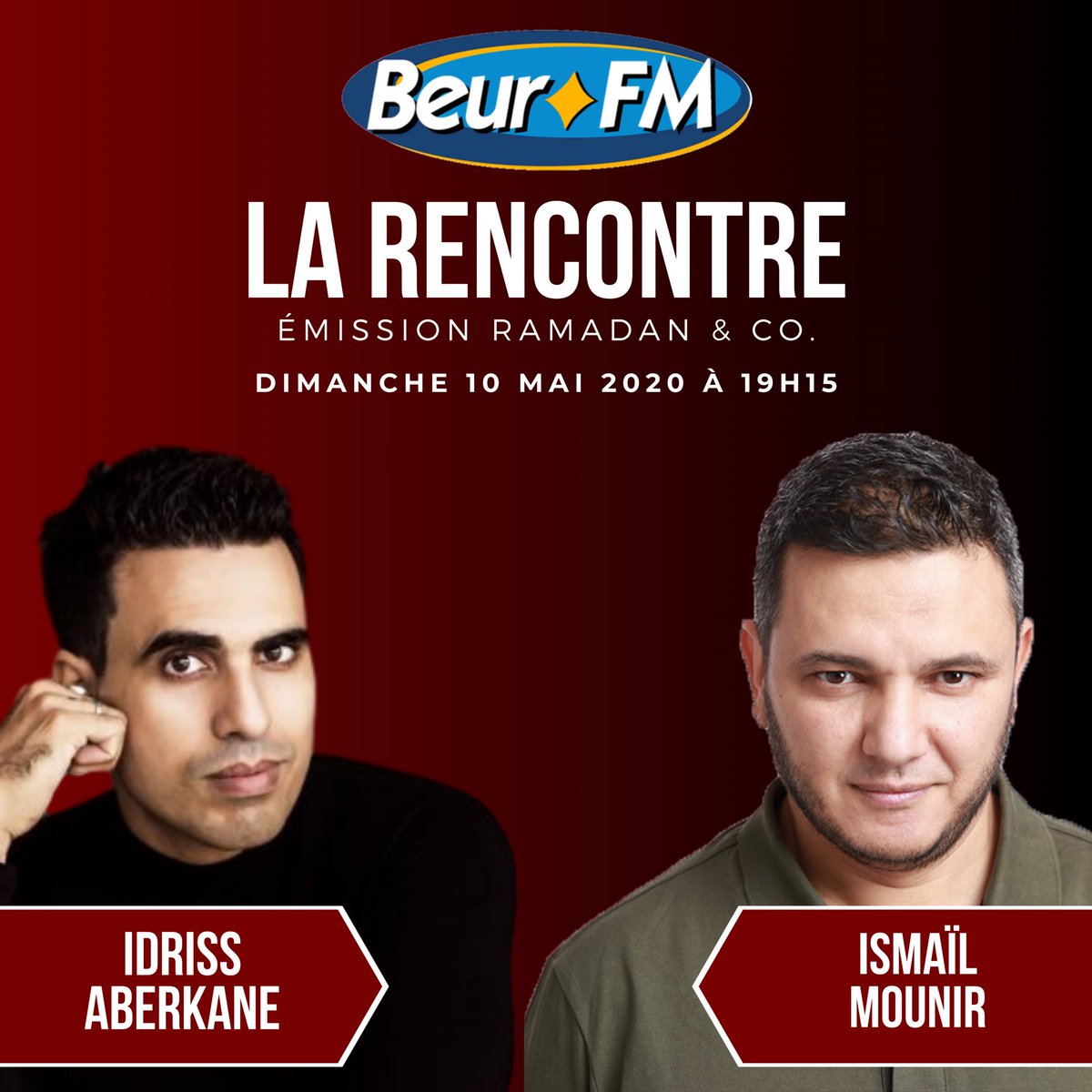 ismamounir's tweet photo. C’est demain à 19:15 en direct sur @Beurfm avec @idrissaberkane https://t.co/OhY7v2Q4Zk