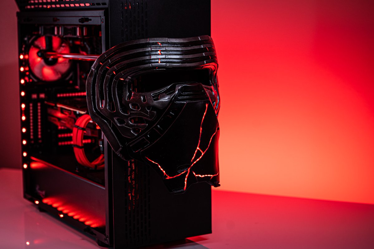 Newegg's tweet photo. ICYMI: We're giving away a custom #MayThe4th PC built by @RobeyTech &amp; @halogenica, ft. an @ASUS_ROGNA Strix 2080Ti, @AMDRyzen 3950x, 32GB of @CORSAIR RAM &amp; more. 

Go behind the build &amp; get an in-depth look at the work that brought this rig to life: https://t.co/xyXlAKIZQf https://t.co/oJTZf0fgGW