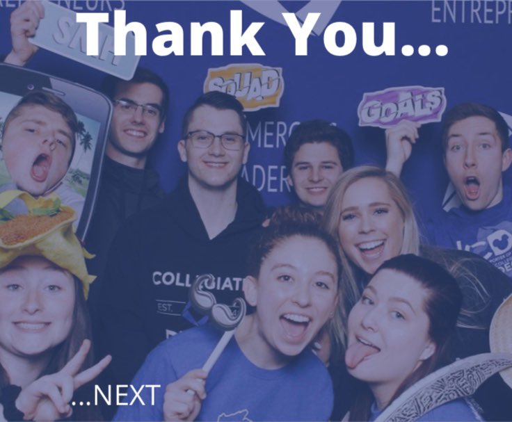 UWWDECA's tweet photo. Ariana Grande said it best...

Thank you to the ‘19-‘20 Executive Board for an amazing year! https://t.co/4mGW3hgWg4