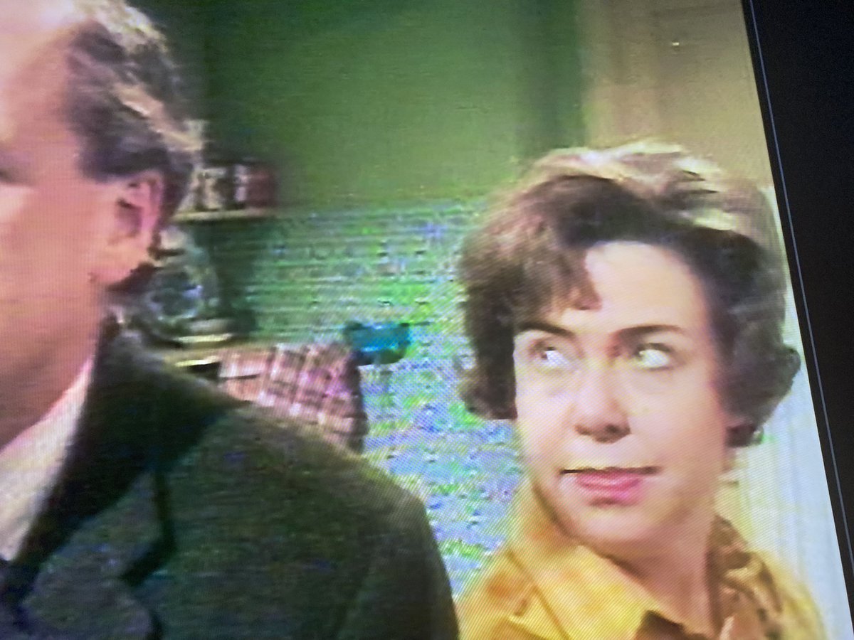 PBRstreetgang73's tweet image. I’m about 20 minutes into this episode of #DoomWatch and it’s just struck me who this actress is, It’s Nursie ( Bernard ) from #BlackAdderII #PatsyByrne