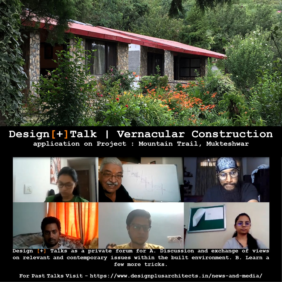 DP_Builds's tweet photo. Lock-down D[+]T Chapter 2 - Vernacular Hill Construction

Design [+] Talks continues amidst Lock-down. Using precedents from our portfolio, Mr. Arun Bij conducted 101 sessions for topics that were need of the hour for the studio. 

#DesignTalks  #Vernacular #HillConstruction https://t.co/zhBVsw9Iu9