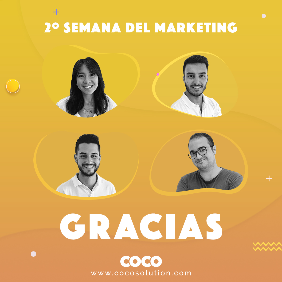 CocoSolution's tweet photo. Gracias por acogernos con las mismas ganas o incluso más en esta segunda semana del #marketing.💜
Y ya sabes, si quieres profundizar en algo, solo tienes que pedirlo y trabajaremos en ofrecerte un #webinar GRATUITO que esté a la altura de tus expectativas.😉
#COCOsolution https://t.co/cT9bMsvxOV