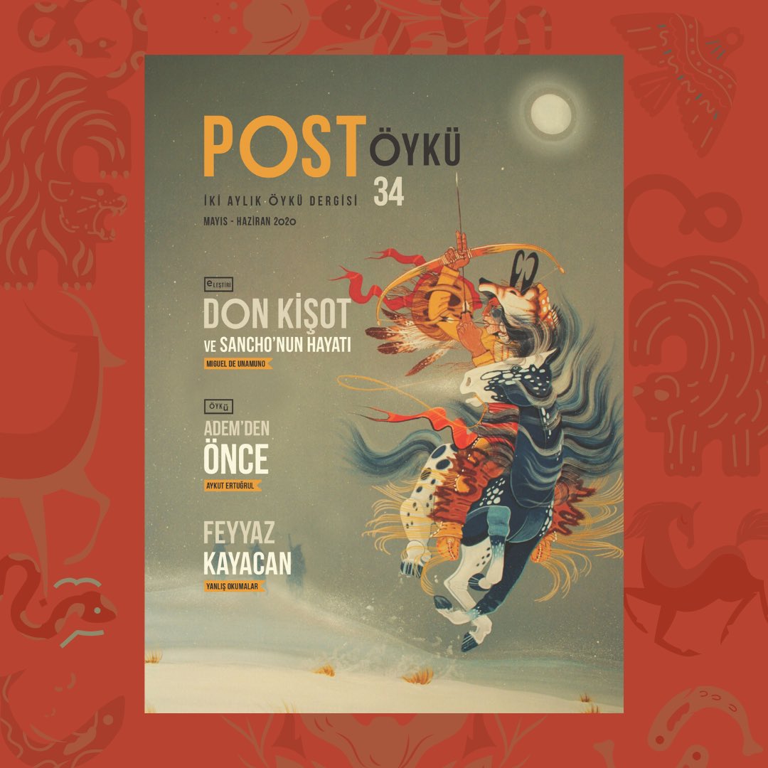 Postoyku's tweet photo. At üstünde ok atanların dergisi Post Öykü’nün Mayıs-Haziran sayısı çıktı. 

Pazartesi gece yarısına kadar bu twiti RT eden 5 takipçimize 34.sayımızı hediye ediyoruz. https://t.co/OoIbmRYIWZ