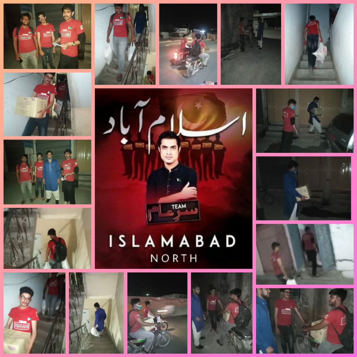 SareAamIsb's tweet photo. ٹیم سرعام اسلام آباد (نارتھ) کے جانبازوں نے آج ماہ رمضان کے مقدس مہینے میں لاک ڈاؤن سے متاثر ہونے والے ضرورت مند اور مستحق خاندانوں تک راشن پہنچایا۔ بےشک یہ وقت صدیوں تک یاد رکھا جائے گا۔ اللہ ہمیں جلد اس سے نکالے. آمین 
@iqrarulhassan @WazimSyed
#TeamSareAam https://t.co/oOrIkNtXyw