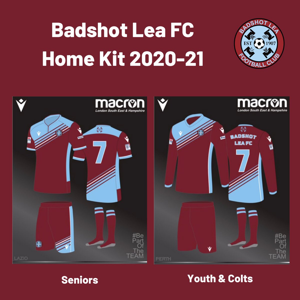 BLFC1907's tweet photo. 2/3 The Home Kit is in our traditional claret &amp; blue and while both versions carry the same design there are a few subtle differences such as the club name across the back of the Youth version.The away kit brings a new colour combo for us with yellow &amp; blue 🟡🔵 
#BetterTogether https://t.co/XxyT54s7kE