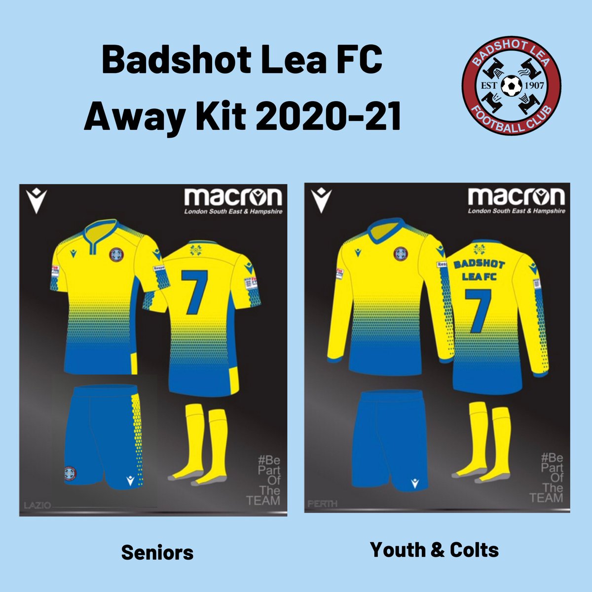 BLFC1907's tweet photo. 2/3 The Home Kit is in our traditional claret &amp; blue and while both versions carry the same design there are a few subtle differences such as the club name across the back of the Youth version.The away kit brings a new colour combo for us with yellow &amp; blue 🟡🔵 
#BetterTogether https://t.co/XxyT54s7kE