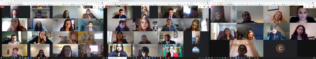 So proud of all the <a href="/nysymcayag/">New York State YAG</a> delegates debating bills and presenting cases at the Online Youth and Government Model Legislature! 250 students from across the state aren't letting the distance prevent them from coming together to advocate their beliefs. <a href="/nysymcas/">New York State YMCAs</a> <a href="/ymcayag/">YMCA Youth and Government</a>