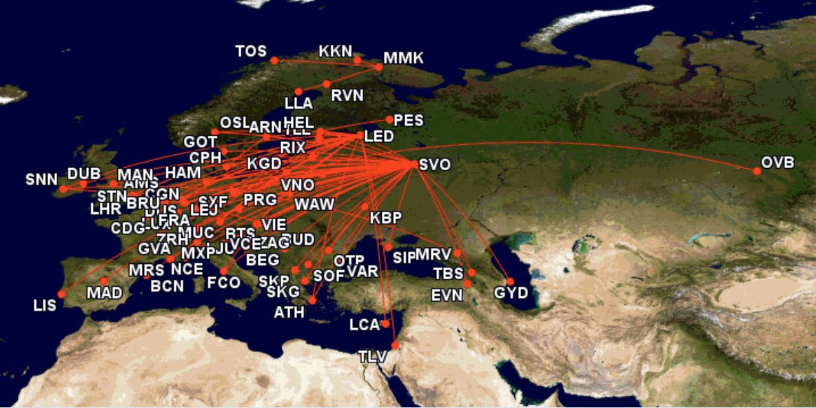 AngeloinLisbon's tweet image. @aeroflot flew here in early 96.
#flightmap #aeroflot #heyday