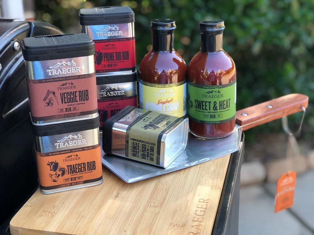 KnudsonCove's tweet photo. Just some of the sauces and seasonings available in our Father's Day Traeger Sale! Check out what we have available on https://t.co/bBjNle8zs1 (click TRAGER SALE on top of the page) then come down to Knudson Cove Marina to order. All orders must be placed before May 15th! https://t.co/w5DrL8pTqu