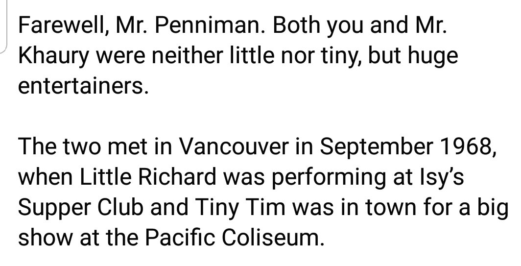 Tiny Tim tweet media