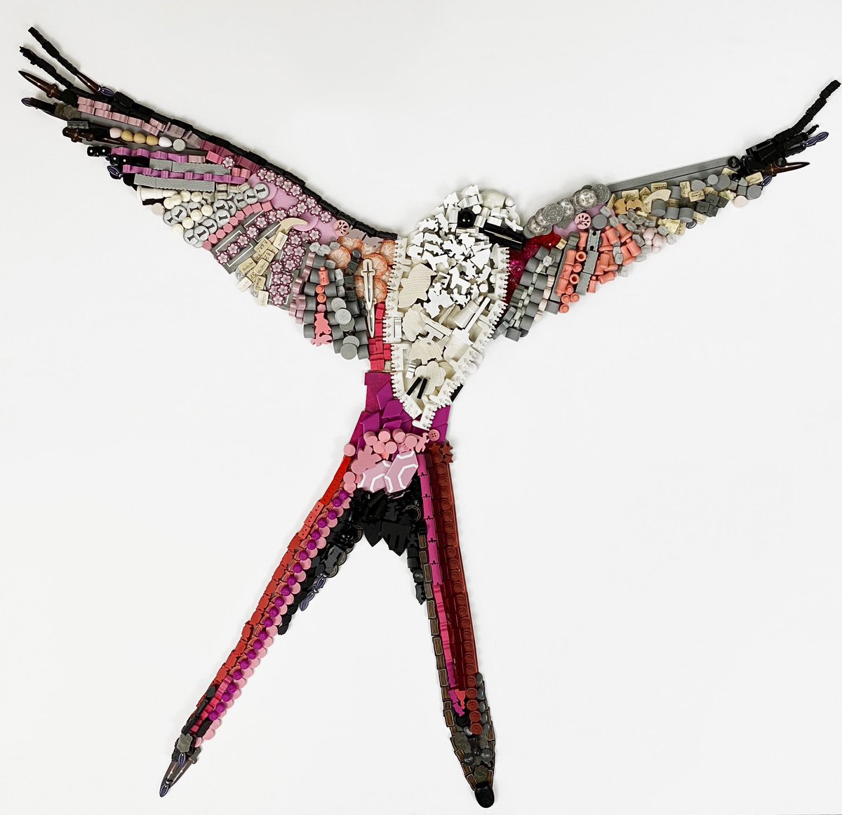 StartingPlayerP's tweet photo. In honor of @elizhargrave and her amazing win of seven BGG awards for Wingspan, I present to you my most detailed board game art creation yet: the Scissor Tailed Flycatcher. 

#boardgames #birds #birdart #boardgameart #boardgamecomponents #boardgamepieces #wingspan #bgg https://t.co/TaC9vqxTtl