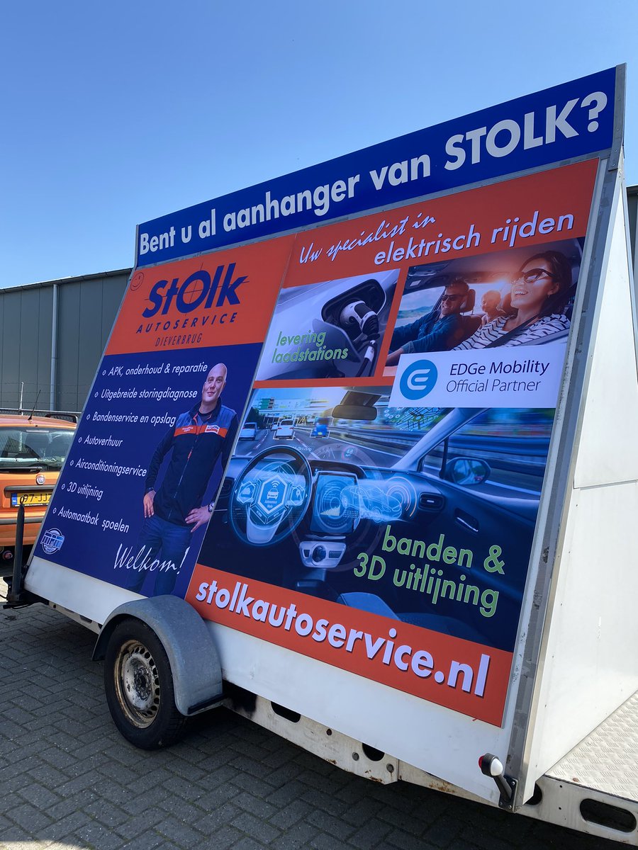 autoservSTOLK's tweet photo. Offline reclame #aanhanger #edgemobility #blijmee https://t.co/zv5uiiwsq0
