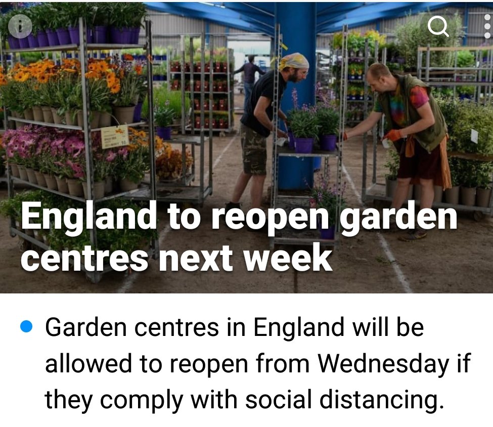 Welcome news for our friends in the #gardencentre industry.

#gardencentreretail #gardencentres