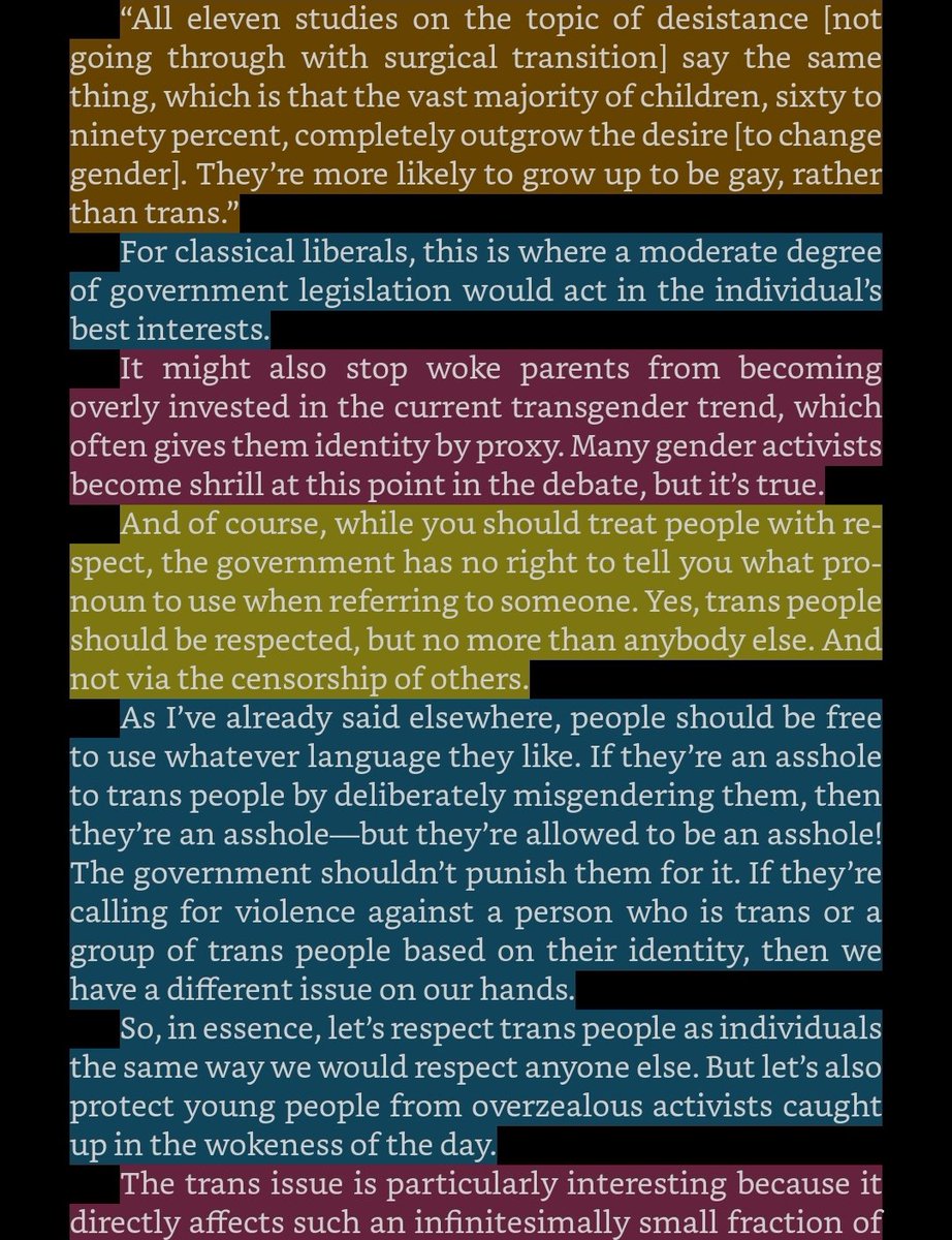 God damn, I was expecting some transphobia, but not this much. Also it's funny to have that last paragraph about virtue signaling from a gay man, because you swap out "trans issue" with "gay Issue" and that would of been fitting in the early to mid 2000's. 1/2  #DontBurnThisBook