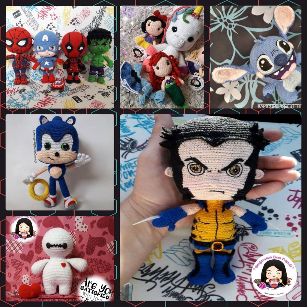 janetvhc's tweet photo. Hermosos y exclusivos Amigurumis (Muñecos tejidos a Crochet) 
🌸 Hecho a mano ♡ Venezuela 
🌸 Elaboramos el personaje que desees.
🌸 Material antialérgico.
🌸 Trabajamos bajo la figura de encargo.
🌸 Realizamos envíos. https://t.co/neFwVW4zDE