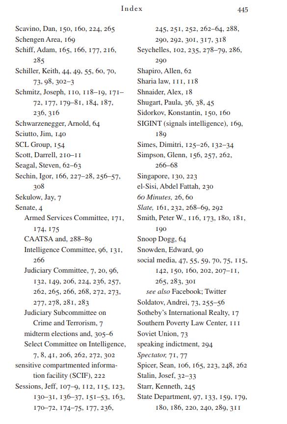 HolisticPsy1's tweet photo. Proof of Collusion:
How Trump Betrayed America 

By SethAbramson 

This book is so loaded with facts about the ties between 🔴#TrumpRussia and his 🔴#TreasonTeam
 
Four more pages just of the Index:  
S, T, U, V, W..

Check it out!

https://t.co/IrrD9gpOEQ https://t.co/WtSKnOgYjN