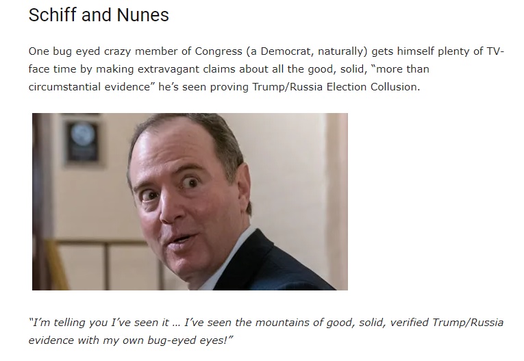 Do not fail grasp this: Anything  @DevinNunes is shown in committee gets shown shown to THIS guy too. There are no **special rules** that say on the Republicans can see the evidence, the leaking Democrats get shut out. That's **not** how it works.