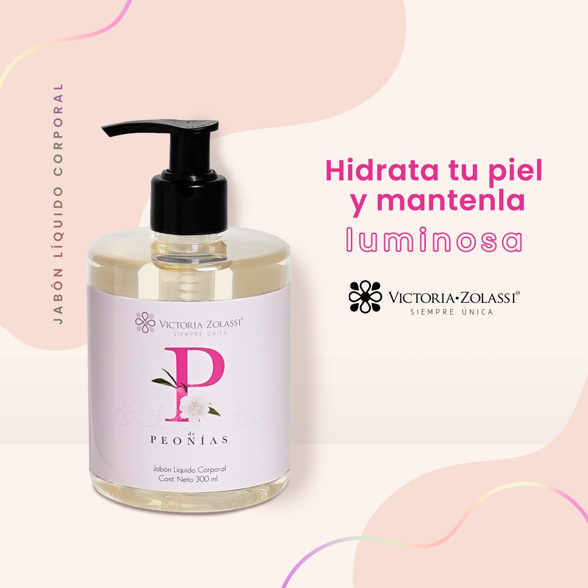 VictoriaZolassi's tweet photo. Cuida tu piel con este jabón líquido corporal con extracto de peonías. Posee propiedades hidratantes que benefician los tejidos de tu piel y además la mantienen luminosa por sólo $249.99 pesos. #VitaminaV https://t.co/jLwpGWQ7r9