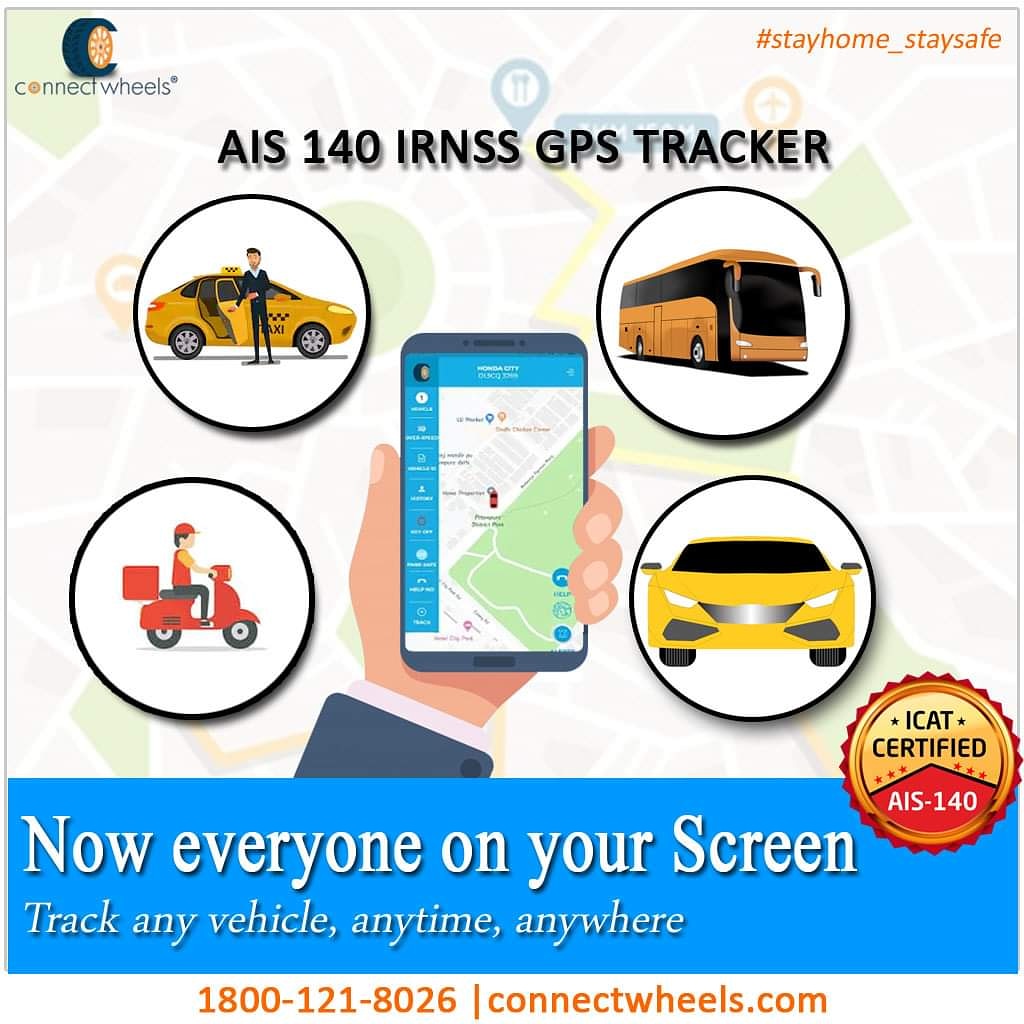 connectwheels's tweet photo. Now everyone on your screen. Track any vehicle, anytime, anywhere with AIS 140 GPS Tracker. India's best-seller 
AIS 140 IRNSS GPS Tracking Device, approved by ICAT (The International Centre for Automotive Technology)
Visit: https://t.co/xXV2DOkPf1
Misscall: 1800-121-8026 https://t.co/UqufPsRD8K