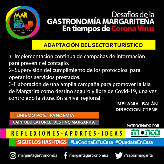 FerEscorcia's tweet photo. Melania Balán (Directora @turismoctene) nos da unas recomendaciones para adaptarnos post #covid19 
"Promover la Isla de Margarita como destino seguro y #CovidFree"

Miralo aquí en mi blog

https://t.co/sUd1sMY3tP https://t.co/9fu8pqy9Tz