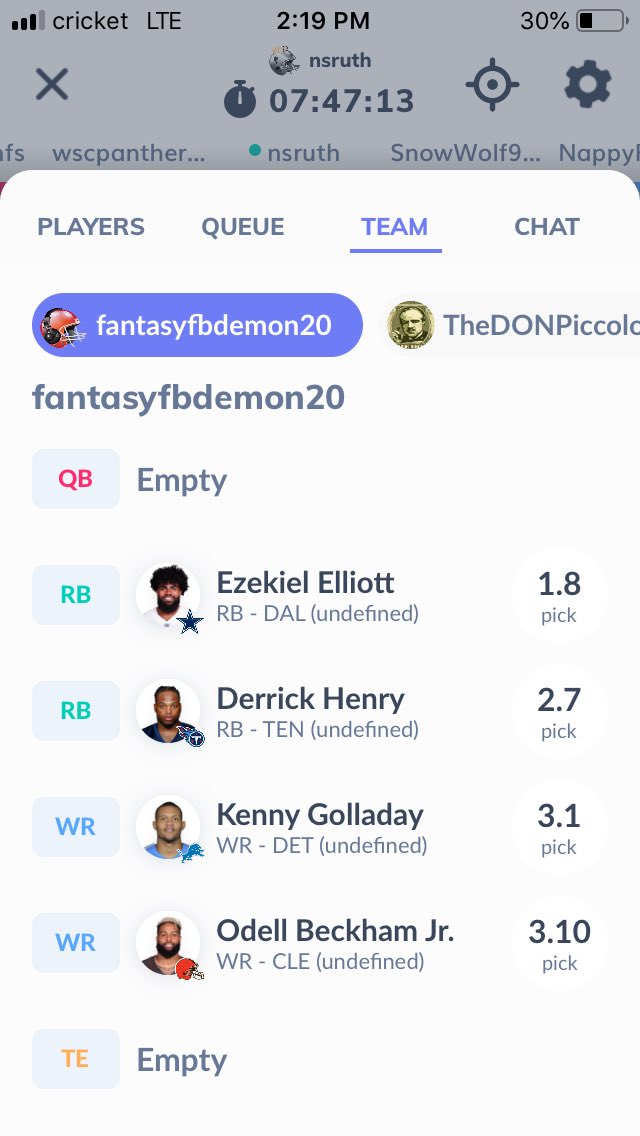 RobBakerTV's tweet photo. How does my top 4 picks in first dynasty league look? #FantasyFootball #NFL #NFLDraft2020 #NFLSchedule #DynastyFootball #NFLTwitter #FantasyDemon https://t.co/1Qc3O4gxr3