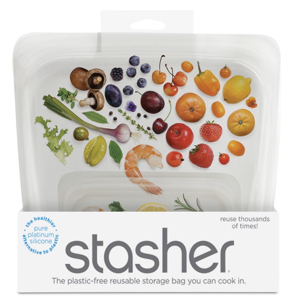 i got this reusable sandwich bag from  @stasherbag, i’ll eventually be back for more  #avaeats