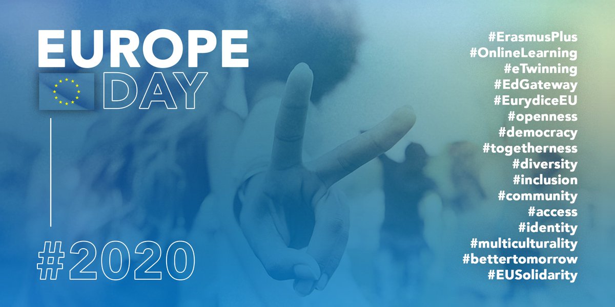 salhaj's tweet photo. #EuropeDay
Because being European is more than a geographical origin. It means:
🇪🇺 To be open to other cultures
🇪🇺 To enjoy multiple identities
🇪🇺 To promote diversity
💙 To love, and love again, and never hate!
#EuropeDay2020 https://t.co/XW5v6ipQRA