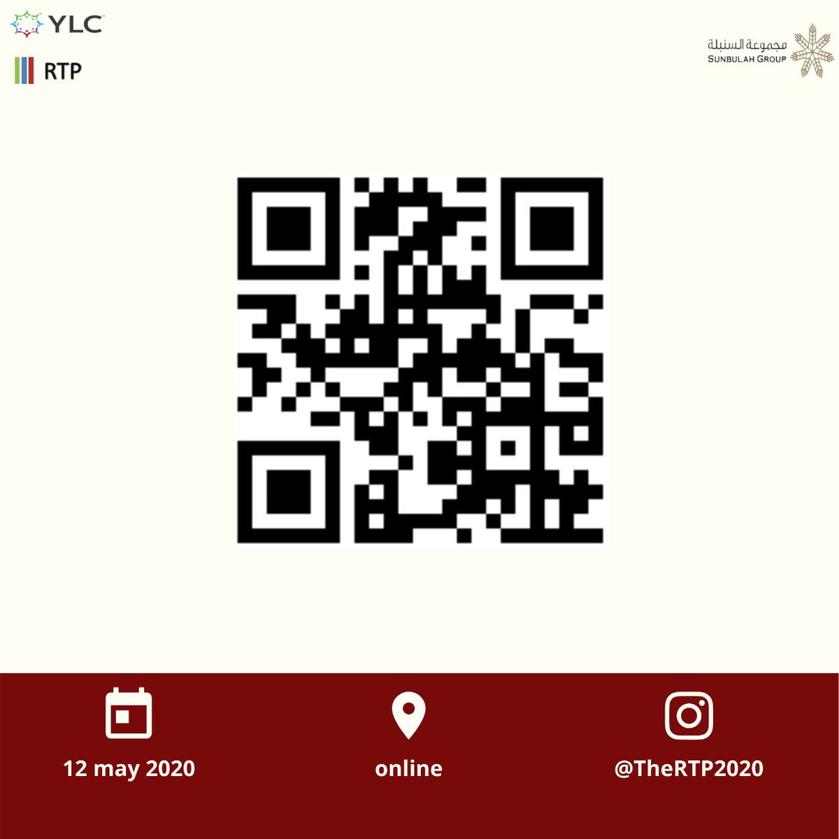 The meeting will be on May 12 at 11:00 pm with Mr. Samer Kurdi, Chairman of the Board of the Sunbulah Group.  To register: Through the barcode or the link..
forms.gle/mngzWGruw8geJ5…