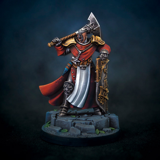paint_machine's tweet photo. It is said that the best attack is a good defense, and judging by the size of her shield, this stormcast lady agrees 💪
#PaintingWarhammer #WarhammerCommunity https://t.co/mYsEV7w378