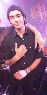 zayn malik partying