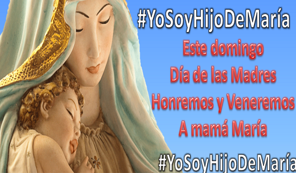 TuFielAmigo's tweet photo. Domingo 10 de Mayo día de las madres defendamos y Honremos a nuestra Madre del Cielo la Virgen María diciendo de corazón #YoSoyHijoDeMaría 

Recuerda este domingo #10May desde muy temprano utilicemos en Twitter la etiqueta #YoSoyHijoDeMaría veneremos a nuestra madre del cielo... https://t.co/cfe7Ocf7KE