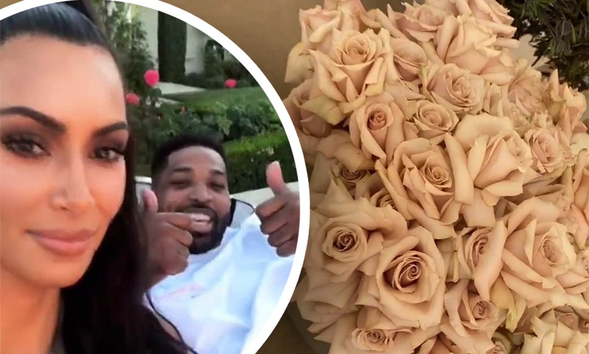 iemagazinee's tweet photo. Tristan Thompson, Kim Kardashian'ın Anneler Günü'nü çiçeklerle kutladı. https://t.co/2aLIBcWjEr