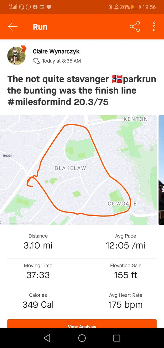 Claire Wynarczyk 💙 (@clairewynarczyk) on Twitter photo #sharesomehappy #notparkrunday <a href="/parkrunUK/">parkrun UK</a> <a href="/Brooksrunninguk/">Brooks Running UK&IE</a> should have been in stavanger <a href="/parkrunNOR/">parkrun Norge</a> but crossed under the bunting at exactly 5k at home instead #sharesomehappy #notparkrunday <a href="/parkrunUK/">parkrun UK</a> <a href="/Brooksrunninguk/">Brooks Running UK&IE</a> should have been in stavanger <a href="/parkrunNOR/">parkrun Norge</a> but crossed under the bunting at exactly 5k at home instead