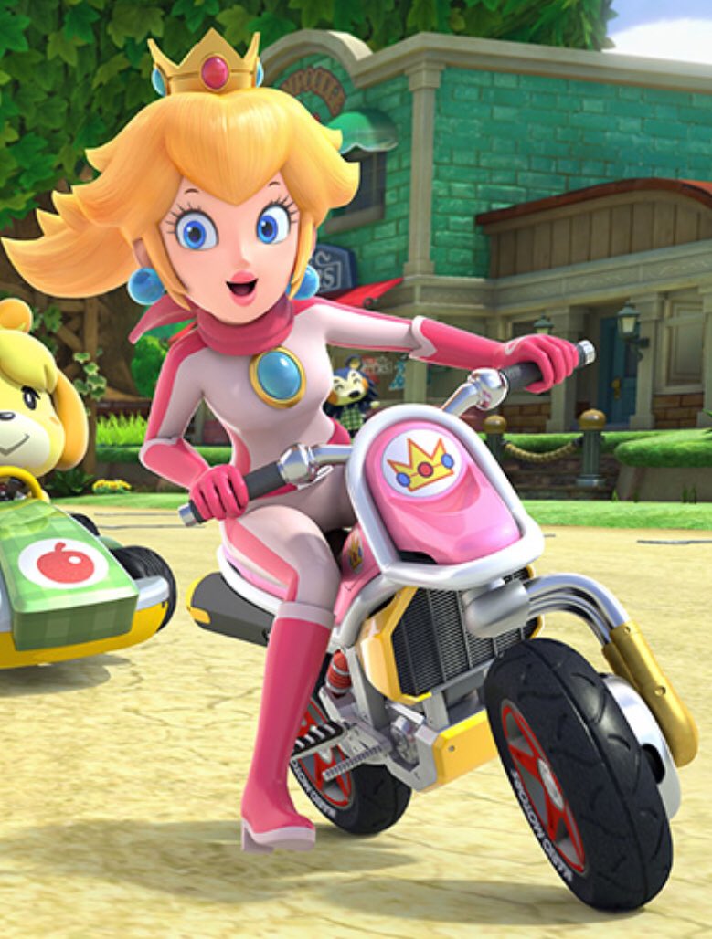 Peach Mario Kart 8 Motorcycle