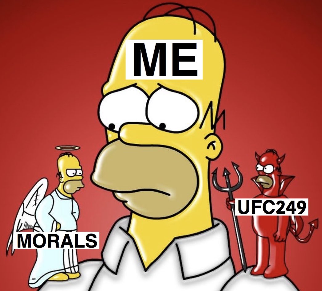 MMAPORT's tweet photo. #UFC249 https://t.co/d0TDBgltrK