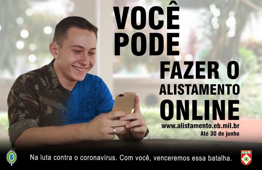 AdmsFelype's tweet photo. Alistamento ONLINE até 30 de Junho 2020 ,https://t.co/0qBFECCVQO https://t.co/W6ok99NQcd