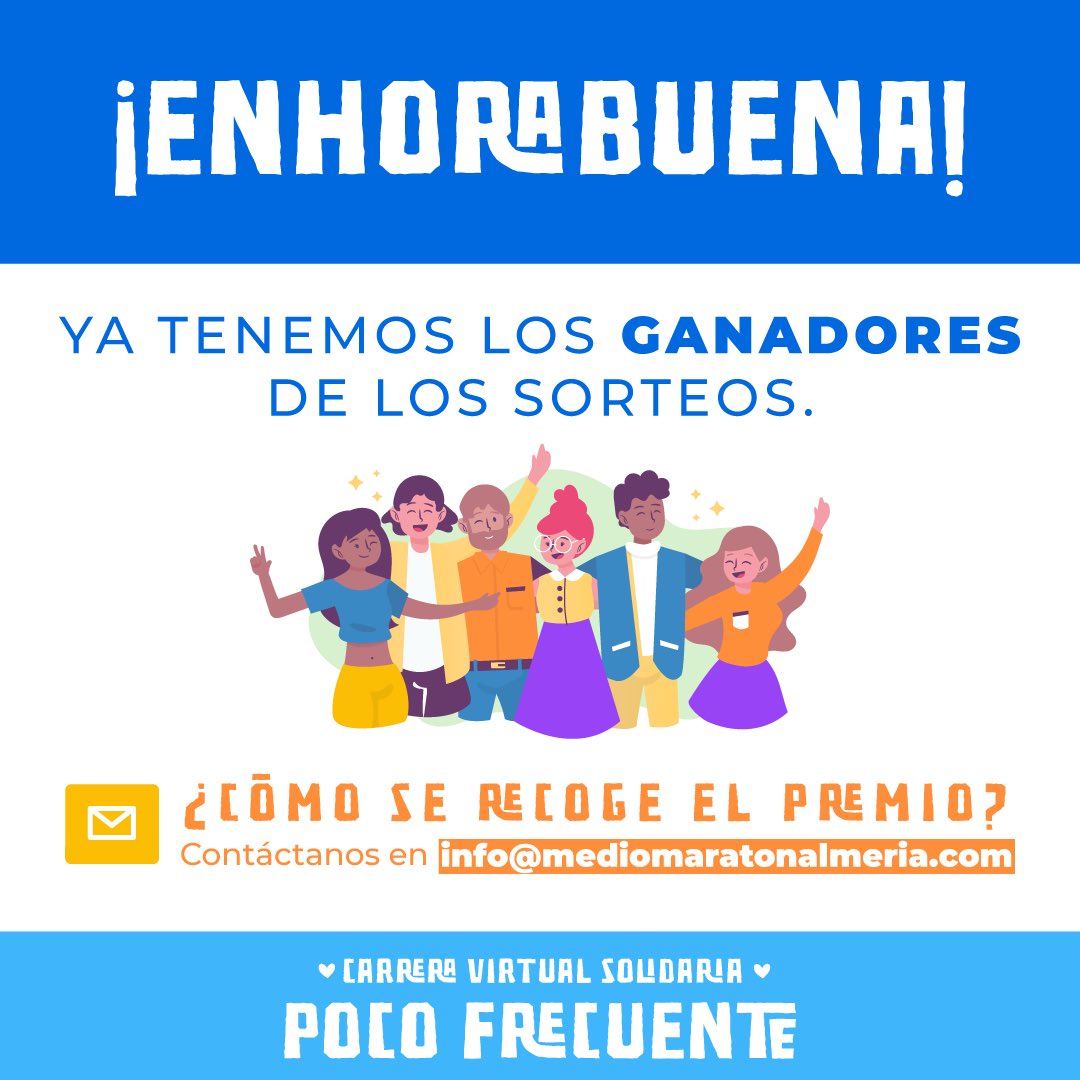 🔺Ganadores sorteo: .
🔸¡Ya tenemos los ganadores! Para comprobar si tu dorsal ha sido premiado, visita la web del grupo nexa.

🔺Ganadores sorteo: gruponexa.es/wp-content/upl…
.
.