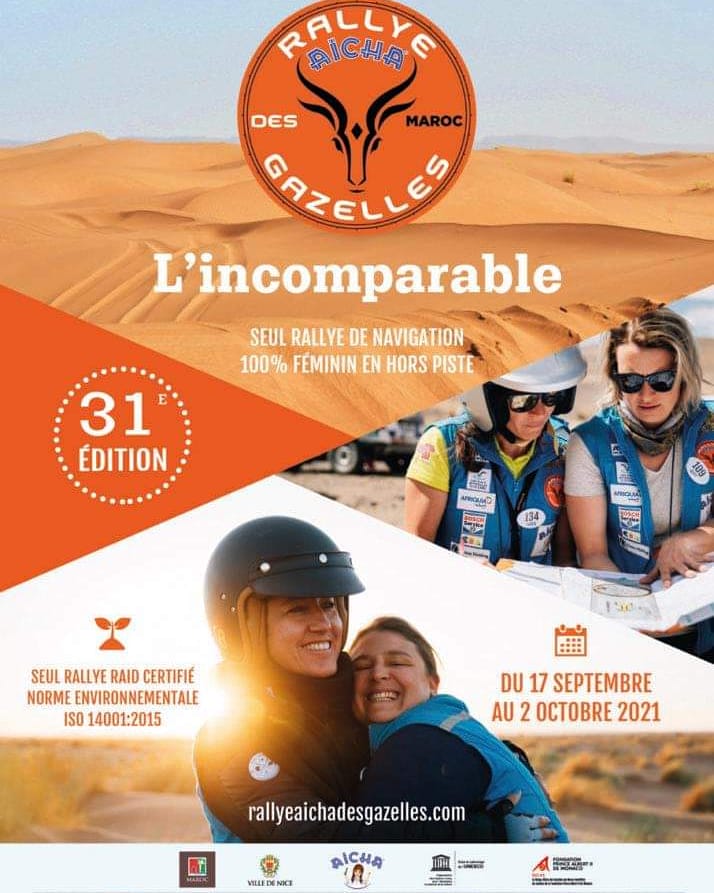 GazellesCotenti's tweet photo. Voilà l'affiche pour l'édition 2021 😍
#rallyeaichadesgazellesdumaroc #rag2021 #maroc #cotentin #Normandie #onlacherien #lesgazellesducotentin #ecoresponsable #aventuredunevie #aventurehumaine #lincomparable #environnementale #rallye #navigation #gazelles2021 https://t.co/KWBT3BRthr